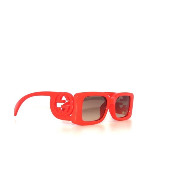 NEW GUCCI GG1325S 005 SQUARE RED WOMEN SUNGLASSES - Picture 5 of 8